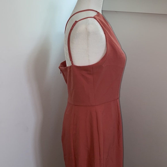 NWOT WAYF The Lenore One Shoulder Column Dress - Picture 9 of 15